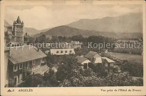 Argeles-sur-Mer Vue prise de l Hotel de France / Argeles-sur-Mer /Arrond. de Ceret