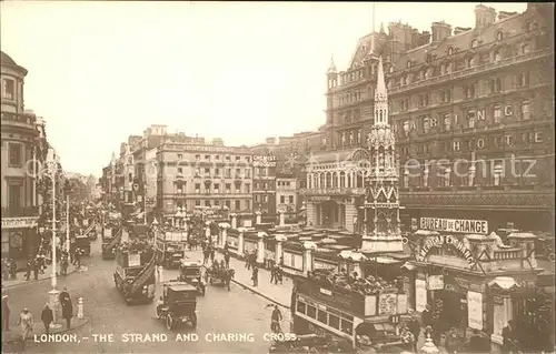 London The Strand and Charing Cross Kat. City of London