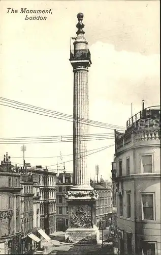 London The Monument Kat. City of London