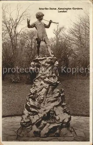 London Peter Pan Statue Kensington Gardens Kat. City of London