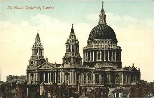 London St Pauls Cathedral Kat. City of London