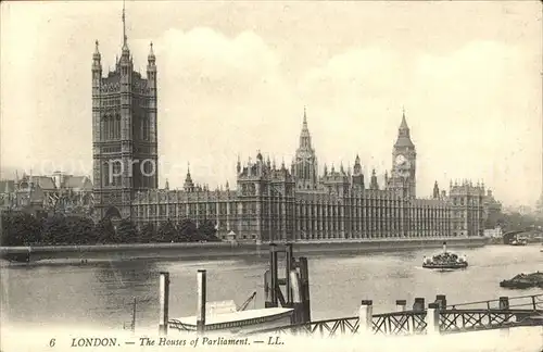 London Houses of Parliament Kat. City of London