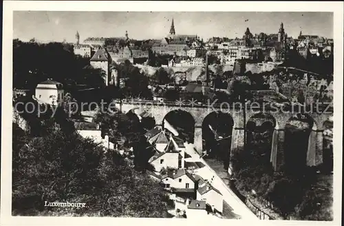 Luxembourg Luxemburg Vue generale Viaduc / Luxembourg /