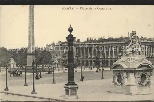 Paris Place de la Concorde Obelisque Monument Kat. Paris