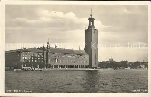 Stockholm Stadshuset Kat. Stockholm