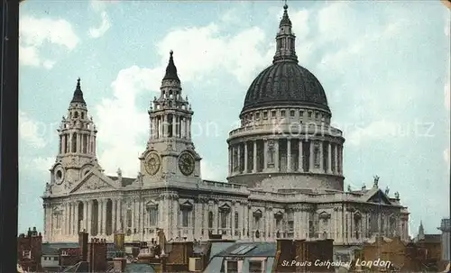 London St Pauls Cathedrale Kat. City of London