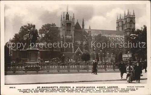 London St Margarets Church and Westminster Abbey Kat. City of London