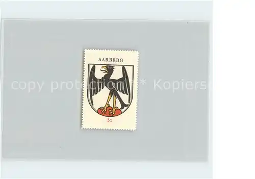 Aarberg Briefmarke Wappen Kaffee Hag Kat. Aarberg