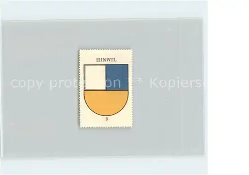 Hinwil Briefmarke Wappen Kaffee Hag Kat. Hinwil