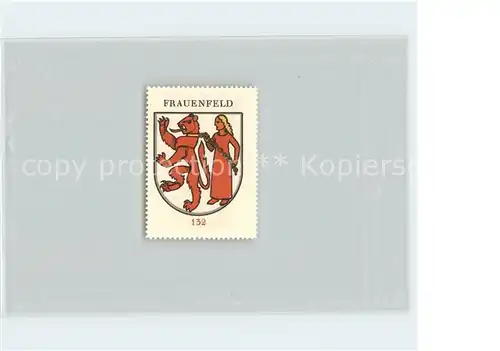 Frauenfeld Briefmarke Wappen Kat. Frauenfeld