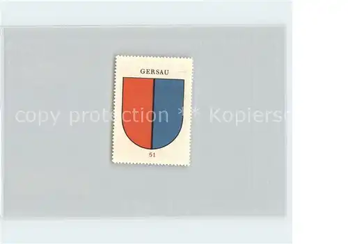 Gersau Vierwaldstaettersee Briefmarke Wappen Kaffee Hag /  /