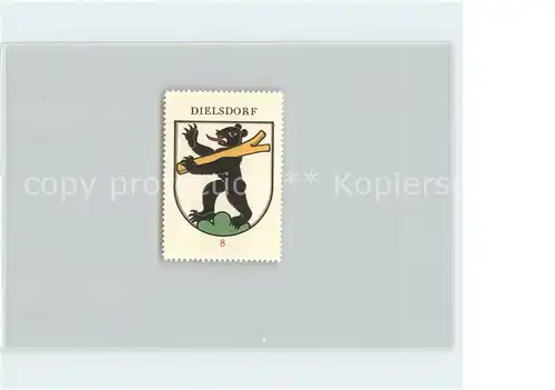 Dielsdorf Briefmarke Wappen Kat. Dielsdorf