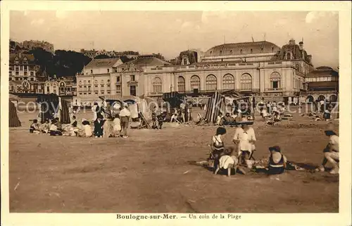 Boulogne sur Mer Un coin de la Plage Kat. Boulogne sur Mer