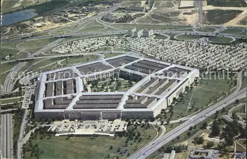 Arlington Virginia Pentagon aerial view Kat. Arlington