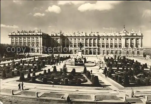 Madrid Spain Plaza de Oriente Palacio Nacional Monumento Kat. Madrid