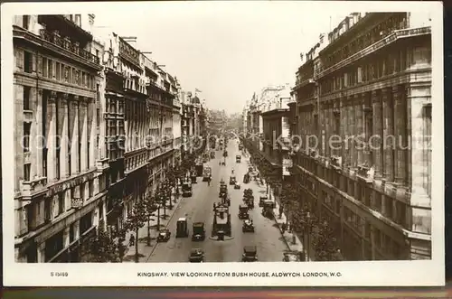 London Kingsway view from Bush House Aldwych Kat. City of London