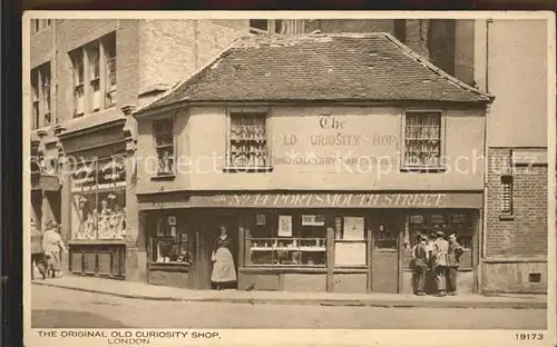 London Original Old Curiosity Shop Kat. City of London