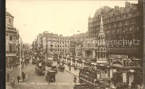 London Strand and Charing Cross Traffic Kat. City of London