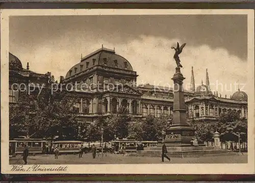 Wien Universitaet Denkmal Kat. Wien