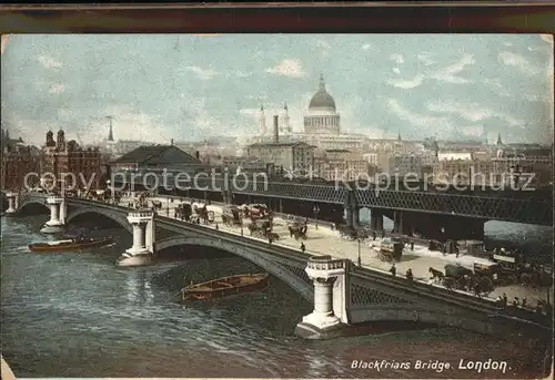 London Blackfriars Bridge Kat. City of London