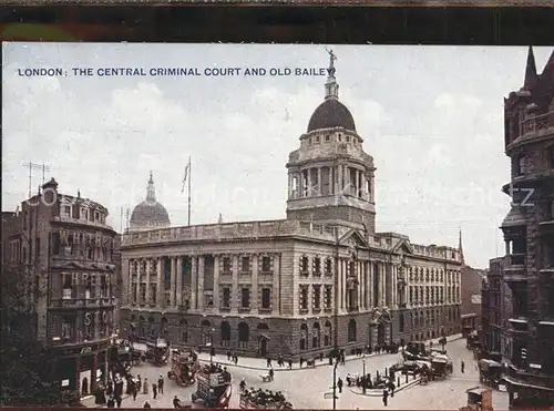London Central Criminal Court and Old Bailey Kat. City of London