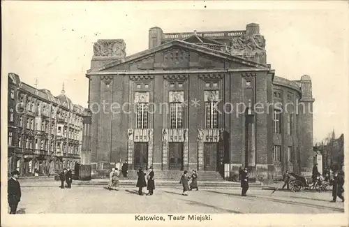 Katowice Teatr Miejski Theater Kat. Katowice