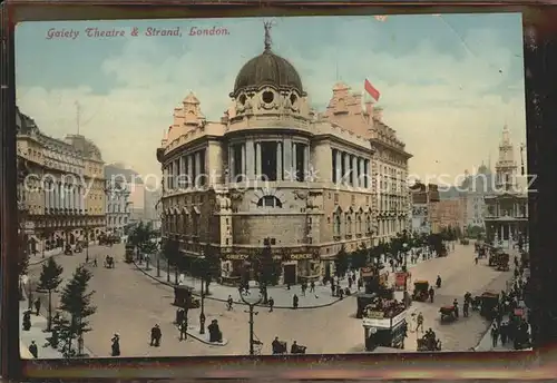 London Galety Theatre and Strand Kat. City of London