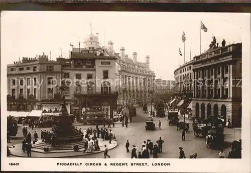 London Piccadilly Circus and Regent Street Monument Kat. City of London