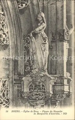 Bourg en Bresse Eglise de Brou Figure du Mausolee de Marguerite d Autriche Kat. Bourg en Bresse
