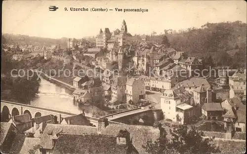 Uzerche Vue panoramique Kat. Uzerche