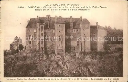 Boussac Creuse Chateau Kat. Boussac