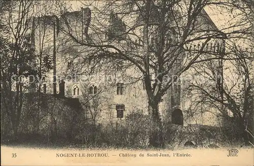 Nogent le Rotrou Chateau de Saint Jean Kat. Nogent le Rotrou