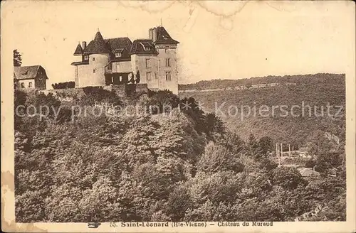 Saint Leonard de Noblat Chateau du Muraud Kat. Saint Leonard de Noblat