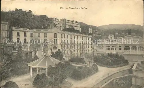 Royat Puy de Dome Vue partielle Pavillon Kat. Royat