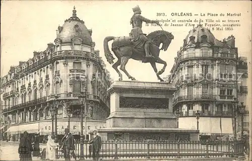 Orleans Loiret Place du Martroi Monument Statue de Jeanne d'Arc / Orleans /Arrond. d Orleans