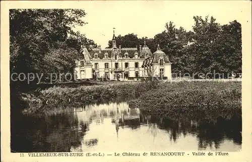 Villemeux sur Eure Chateau de Renancourt Etang Kat. Villemeux sur Eure