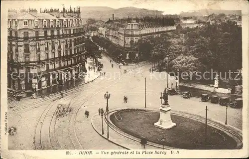 Dijon Cote d Or Vue generale et Place Darcy Monument Kat. Dijon