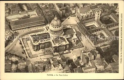 Paris Le Pantheon vue aerienne Kat. Paris