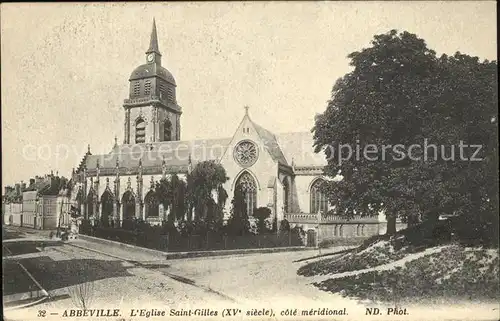 Abbeville Somme Eglise Saint Gilles Kat. Abbeville