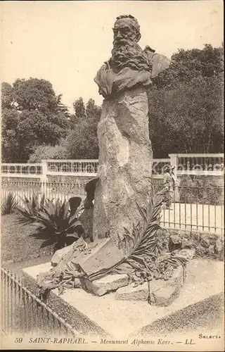 Saint Raphael Var Monument Alphonse Karr Kat. Saint Raphael