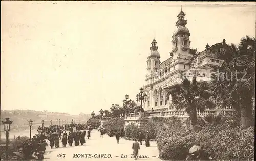 ka13585 Monte-Carlo Les Terrasses Kategorie. Monte-Carlo Alte Ansichtskarten