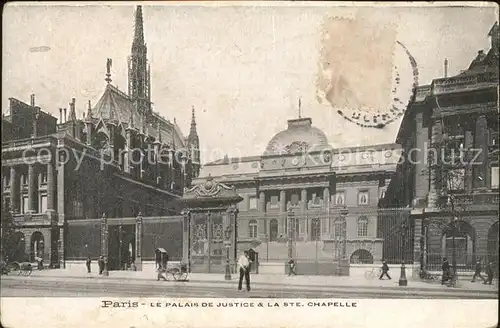 Paris Palais de Justice et la Sainte Chapelle Kat. Paris