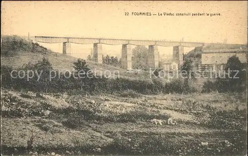 Fourmies Viaduc construit pendant la guerre Kat. Fourmies