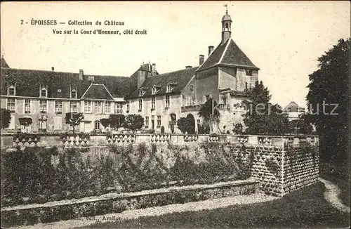 Epoisses Chateau Cour d Honneur Kat. Epoisses