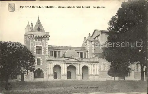 Fontaine les Dijon Chateau natal de Saint Bernard Kat. Fontaine les Dijon