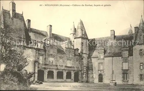 Mezangers Chateau du Rocher Facade et Galerie Kat. Mezangers