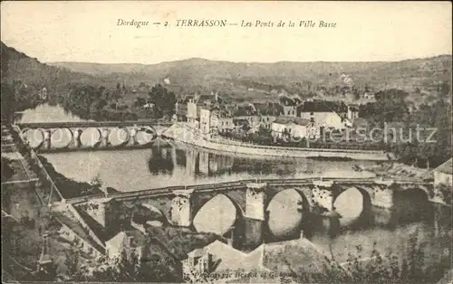 Terrasson Lavilledieu Les Ponts de la Ville Basse Kat. Terrasson Lavilledieu