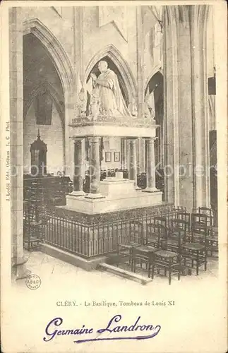 Clery Saint Andre Basilique Tombeau de Louis XI Kat. Clery Saint Andre