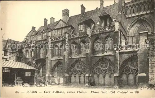 Rouen Cour d Albane ancien Cloitre Kat. Rouen