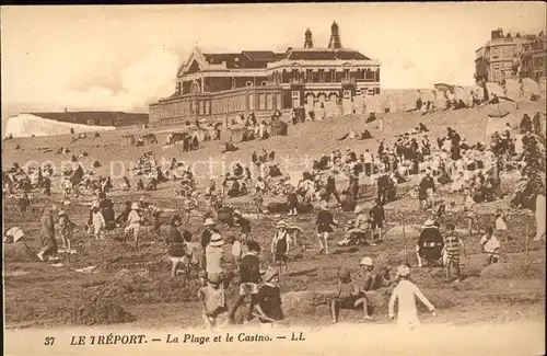 Le Treport La Plage et le Casino Kat. Le Treport